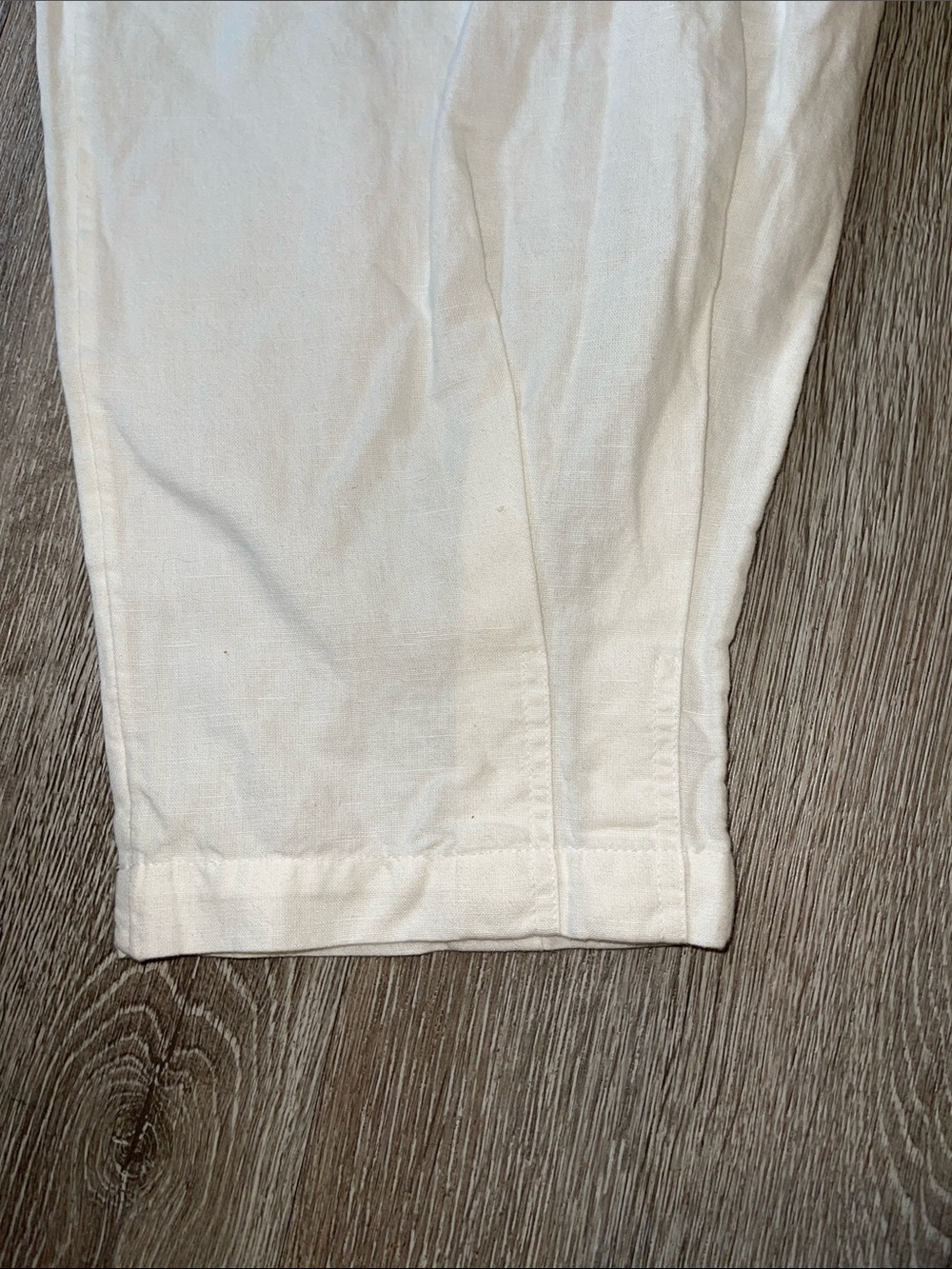 New urban outfitters linen blend parachute ivory pants bottoms  medium - Picture 4 of 7